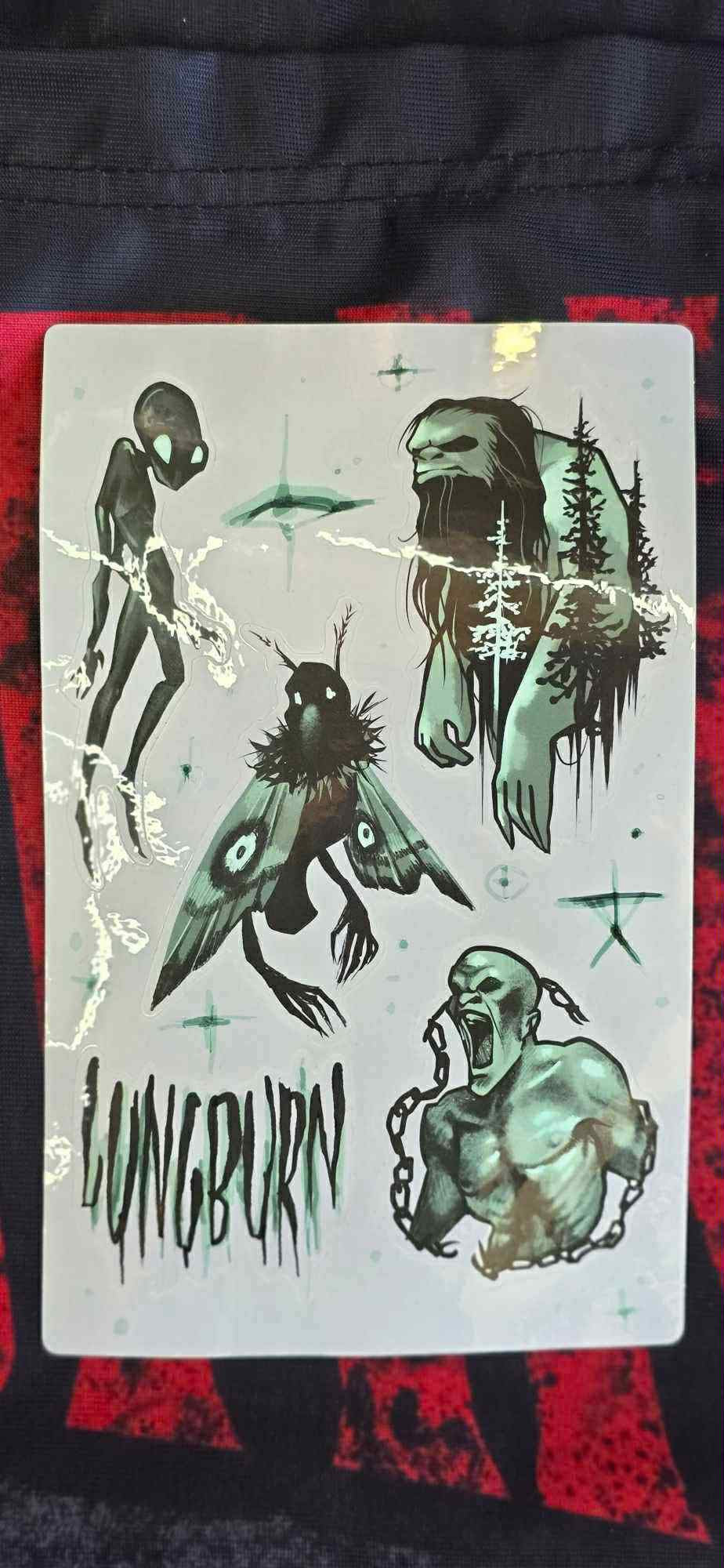 Monster sticker sheet