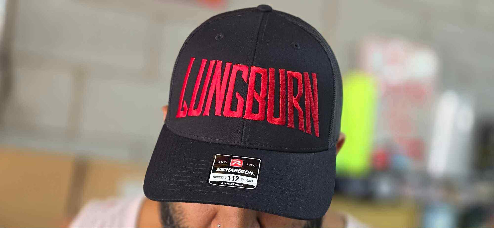 RED LETTER TRUCKER HAT